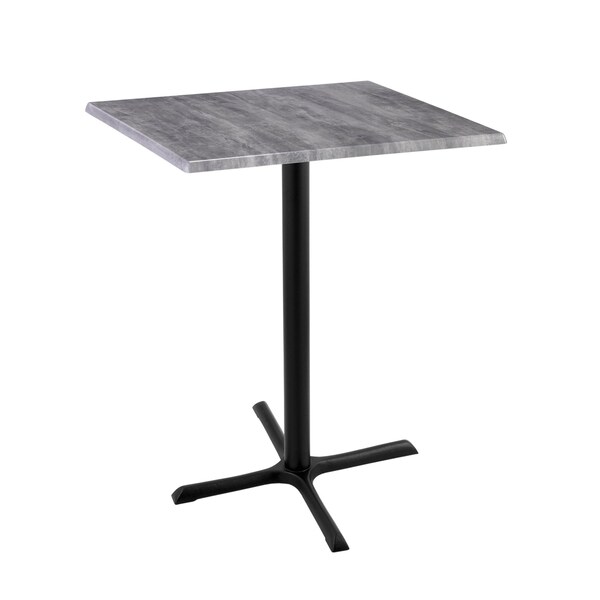 42" Tall In/Outdoor All-Season Table, 30" x 30" Square Greystone Top